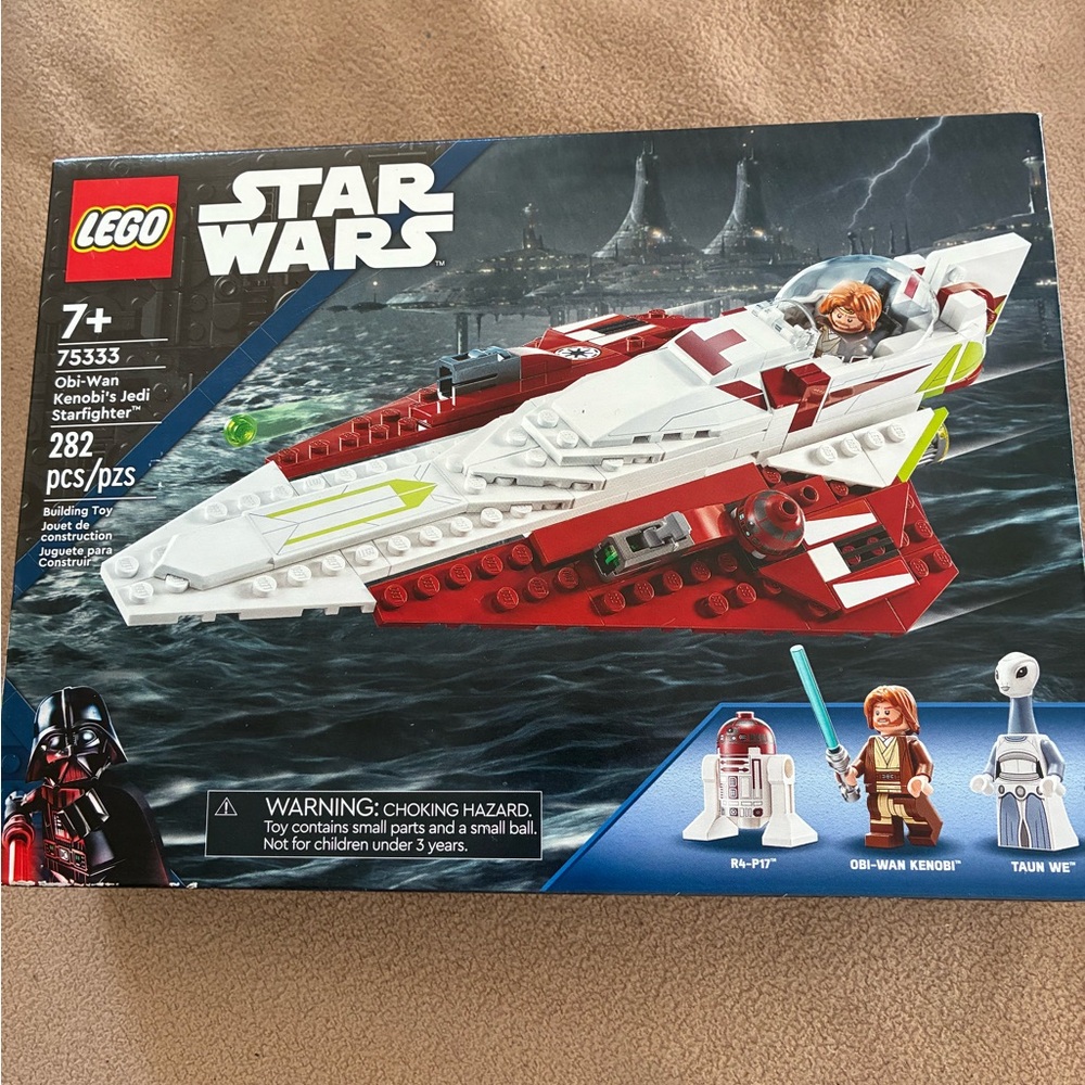 LEGO Star Wars Obi-Wan Kenobi Jedi Starfighter 75333 Building Toy Set